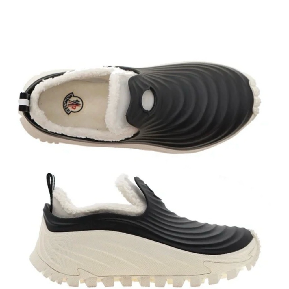 Moncler Black and White Acqua Boots - Picture 3 of 11